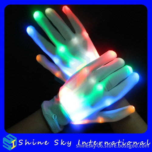 Top Level Hot Selling Led Cotton Yarn Gloves